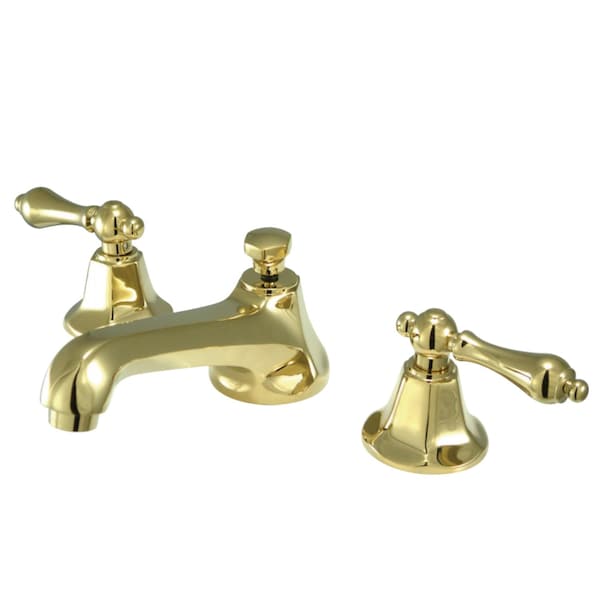 KS4462AL 8" Widespread Bathroom Faucet, Polished Brass